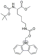 Boc-lys(fmoc)-ome Structure,133628-28-1Structure