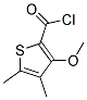 2-Thiophenecarbonyl chloride, 3-methoxy-4,5-dimethyl-(9ci) Structure,133659-18-4Structure