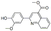 2-(4-Hydroxy-3-methoxy-phenyl)-quinoline-4-carboxylic acid methyl ester Structure,133676-10-5Structure