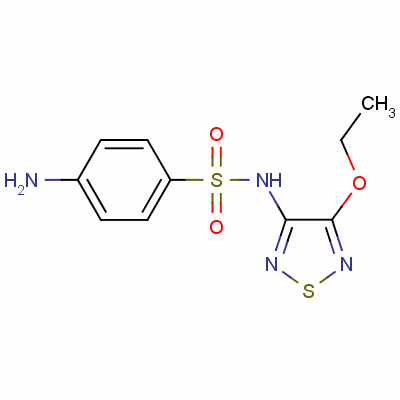 4-Amino-n-(4-ethoxy-1,2,5-thiadiazol-3-yl)benzenesulfonamide Structure,13369-07-8Structure