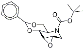 2,3-Anhydro-4,6-o-benzylidene-n-(tert-butoxycarbonyl)-1,5-deoxy-1,5-imino-d-glucitol Structure,133697-22-0Structure