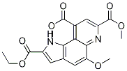 7,9-Dimethoxycarbonyl-2-ethoxycarbonyl-5-methoxy-1h-pyrrolo-[2,3-f]quinoline Structure,133706-80-6Structure