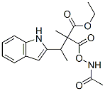 1-Acetamido(1h-indol-2-yl)methyl 3-ethyl 2-ethylmalonate Structure,13373-31-4Structure