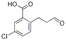 5-Chloro-2-(3-oxopropyl)-benzoic acid Structure,133772-44-8Structure