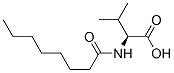 N-(1-氧代辛基)-纈氨酸結構式_133849-27-1結構式