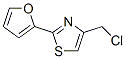 4-(Chloromethyl)-2-(2-furyl)-1,3-thiazole Structure,13386-49-7Structure