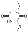 Acetic acid, (acetylamino)(dimethylamino)-, ethyl ester (9ci) Structure,133873-11-7Structure