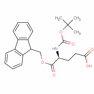 (4S)-5-(9h-fluoren-9-ylmethoxy)-4-[(2-methylpropan-2-yl)oxycarbonylamino]-5-oxopentanoic acid Structure,133906-29-3Structure