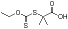 2-((Ethoxythioxo methyl)thio)-2-methylpropanoic acid Structure,133944-74-8Structure