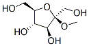 Methyl beta-d-fructofuranoside Structure,13403-14-0Structure