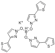 Hydrotris[3-(2-thienyl)pyrazol-1-yl]borate,patassium salt Structure,134030-70-9Structure