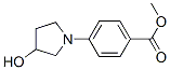 4-(3-Hydroxy-1-pyrrolidinyl) benzoic acid methyl ester Structure,134031-02-0Structure