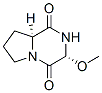 Pyrrolo[1,2-a]pyrazine-1,4-dione, hexahydro-3-methoxy-, (3r-cis)- (9ci) Structure,134053-86-4Structure