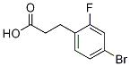 3-(4-Bromo-2-fluorophenyl)propanoic acid Structure,134057-95-7Structure