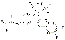 2,2-Bis(4-trifluorovinyloxyphenyl)1,1,1,3,3,3-hexafluoropropane Structure,134174-11-1Structure