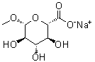 1-鄰甲基-beta-d-葡萄糖醛酸鈉結(jié)構(gòu)式_134253-42-2結(jié)構(gòu)式