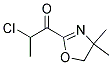 1-Propanone, 2-chloro-1-(4,5-dihydro-4,4-dimethyl-2-oxazolyl)-(9ci) Structure,134254-65-2Structure