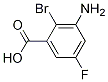 3-Amino-2-bromo-5-fluorobenzoicacid Structure,1343343-57-6Structure