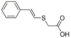 2-(Styrylthio)acetic acid Structure,13435-97-7Structure