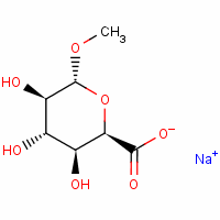 Sodium (2R,3S,4S,5R,6R)-3,4,5-Trihydroxy-6-Methoxyoxane-2-Carboxylate Structure,134355-31-0Structure