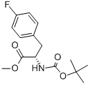 (S)-2-叔丁氧基羰基氨基-3-(4-氟-苯基)-丙酸甲酯結(jié)構(gòu)式_134362-34-8結(jié)構(gòu)式