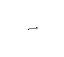 Mercury(ii) sulfide Structure,1344-48-5Structure