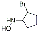 Cyclopentanamine, 2-bromo-n-hydroxy-(9ci) Structure,134409-56-6Structure