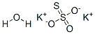 Potassium thiosulfate hydrate Structure,13446-67-8Structure