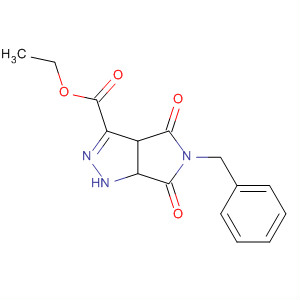 5-芐基-1,3a,4,5,6,6a-六氫-4,6-二氧代吡咯并[3,4-c]吡唑-3-羧酸乙酯結(jié)構(gòu)式_134575-05-6結(jié)構(gòu)式