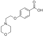 4-(2-Morpholin-4-yl-ethoxy)-benzoic acid Structure,134599-45-4Structure