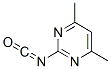 Pyrimidine, 2-isocyanato-4,6-dimethyl- (9ci) Structure,134600-72-9Structure