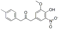 1-(4-Hydroxy-3-methoxy-5-nitrophenyl)-3-p-tolylpropan-2-one Structure,134612-80-9Structure