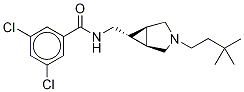 3,5-二氯-N-[[(1alpha,5alpha,6-外,6alpha)-3-(3,3-二甲基丁基)-3-氮雜雙環(huán)[3.1.0]己-6-基]甲基]-苯甲酰胺結(jié)構(gòu)式_1346233-68-8結(jié)構(gòu)式