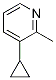 3-Cyclopropyl-2-methylpyridine Structure,1346533-28-5Structure