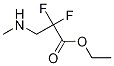 2,2-二氟-3-(甲基氨基)丙酸乙酯結(jié)構(gòu)式_1346597-51-0結(jié)構(gòu)式