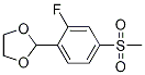 2-[2-Fluoro-4-(methylsulfonyl)phenyl]-1,3-dioxolane Structure,1346597-53-2Structure