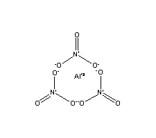 Aluminum nitrate Structure,13473-90-0Structure