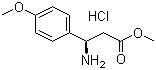 (R)-methyl 3-amino-3-(4-methoxyphenyl)-propanoate hydrochloride Structure,134781-82-1Structure