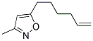 Isoxazole, 5-(5-hexenyl)-3-methyl-(9ci) Structure,134836-81-0Structure