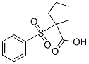 1-(Phenylsulfonyl)cyclopentanecarboxylic acid Structure,134937-34-1Structure