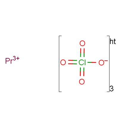 Praseodymium(iii) perchlorate Structure,13498-07-2Structure