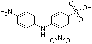 4-(4-Aminoanilino)-3-nitrobenzenesulphonic acid Structure,135-11-5Structure