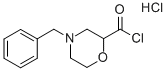 4-Benzyl-2-morpholinecarbonyl chloride hydrochloride Structure,135072-14-9Structure