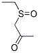 2-Propanone, 1-(ethylsulfinyl)-(9ci) Structure,135102-50-0Structure