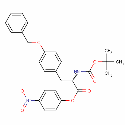 N-[(1,1-dimethylethoxy)carbonyl]-o-(phenylmethyl)-l-tyrosine 4-nitrophenyl ester Structure,13512-59-9Structure