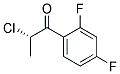 1-Propanone, 2-chloro-1-(2,4-difluorophenyl)-, (s)-(9ci) Structure,135133-19-6Structure