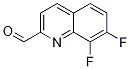 7,8-Difluoroquinoline-2-carbaldehyde Structure,1351517-03-7Structure