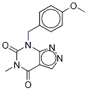 7-[(4-Methoxyphenyl)methyl]-5-methyl-2h-pyrazolo[3,4-d]pyrimidine-4,6(5h,7h)-dione Structure,1351961-59-5Structure