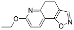 (9ci)-7-乙氧基-4,5-二氫-異噁唑并[5,4-f]喹啉結(jié)構(gòu)式_135219-97-5結(jié)構(gòu)式