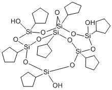 1,3,5,7,9,11,14-七環(huán)戊基三環(huán)[7.3.3.15,11]七硅氧烷-內(nèi)-3,7,14-三醇結(jié)構(gòu)式_135225-24-0結(jié)構(gòu)式